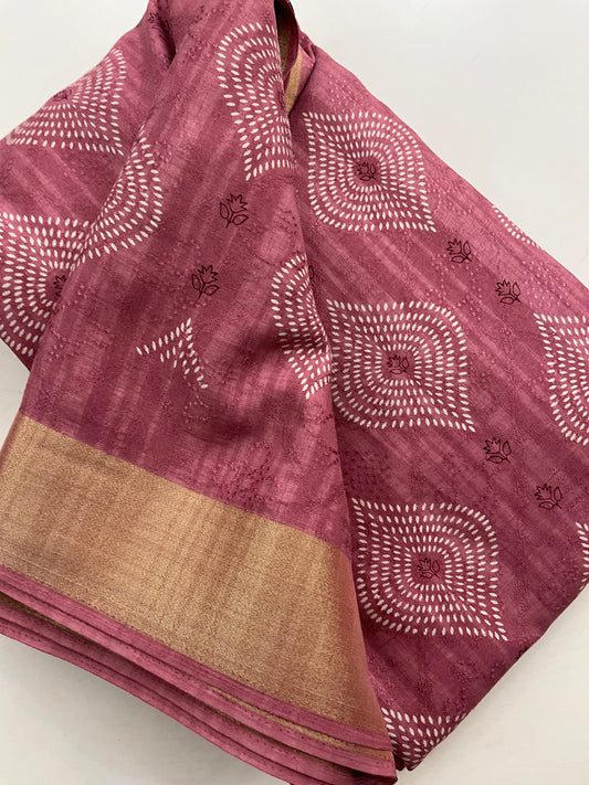 Ju11 Tussar Chiffon