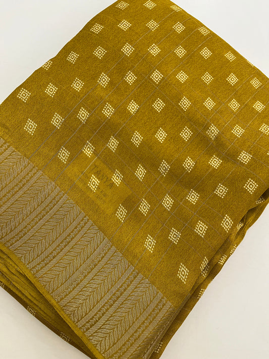 Tussar Chiffon