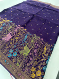 Full Weaving Pure Tussar Premium Designer Saree-J26