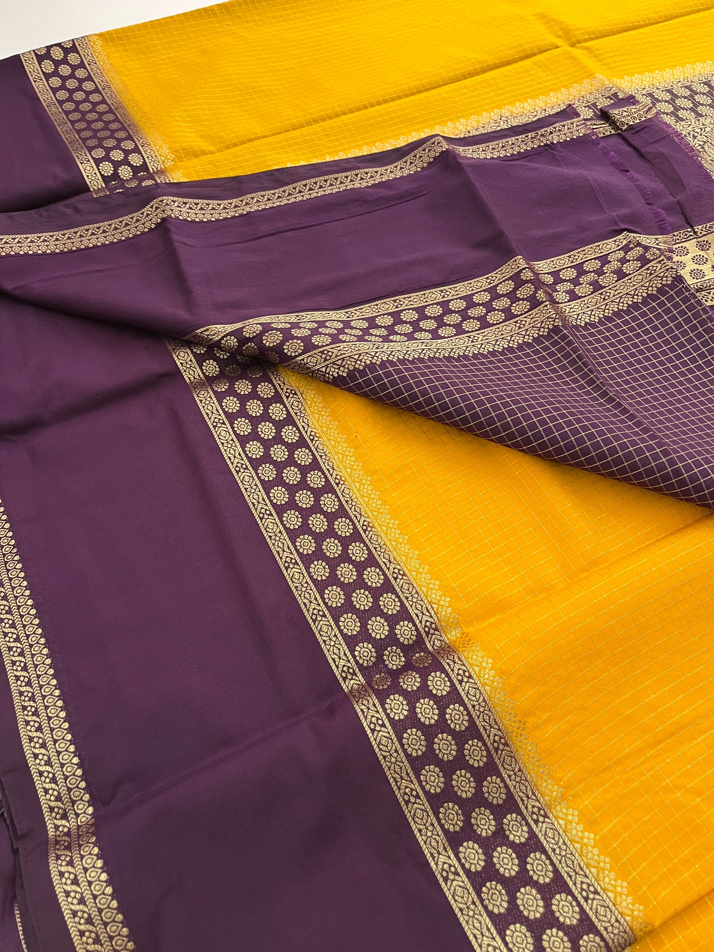 Designer crape silk