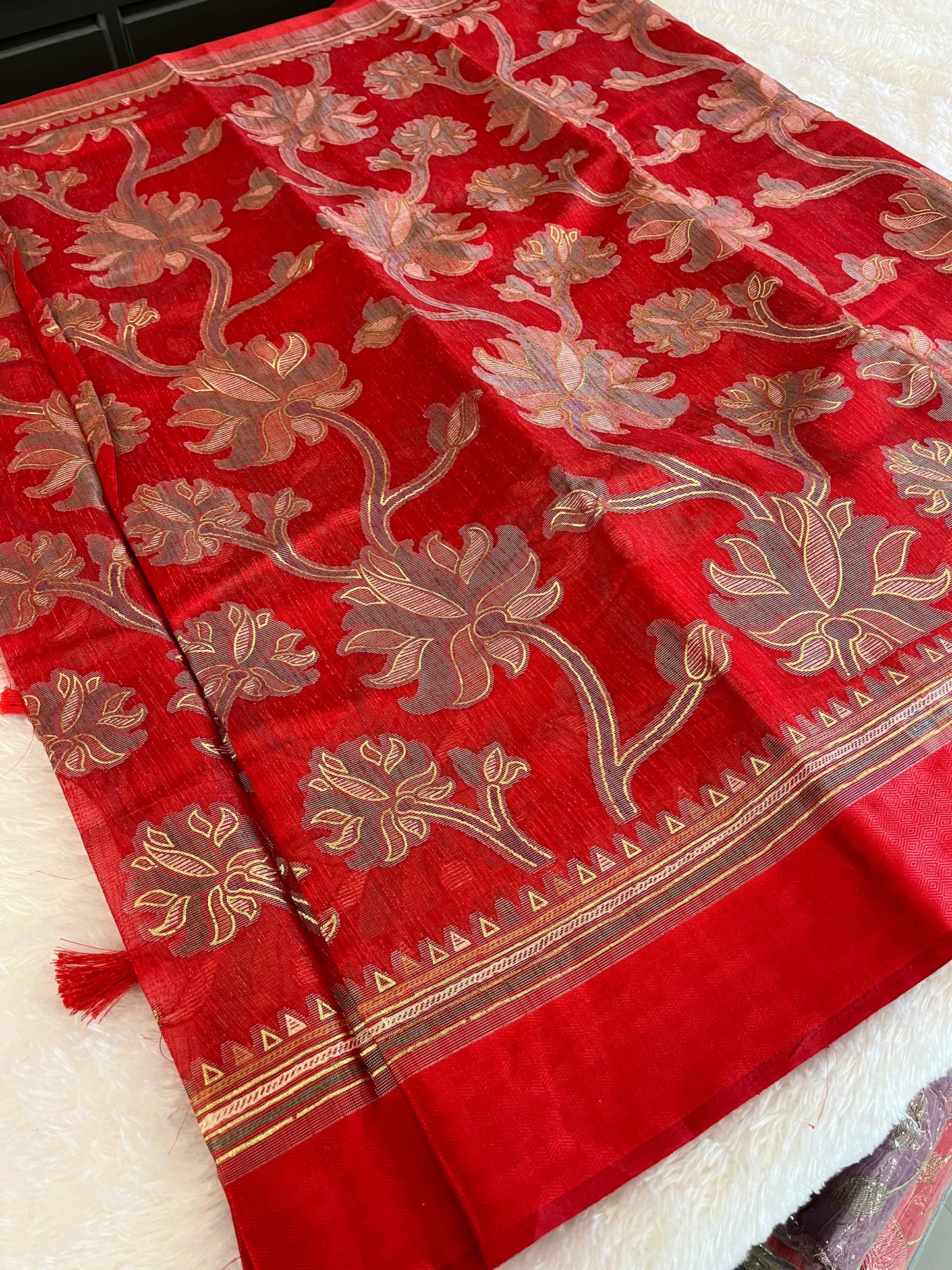 Linen chiffon