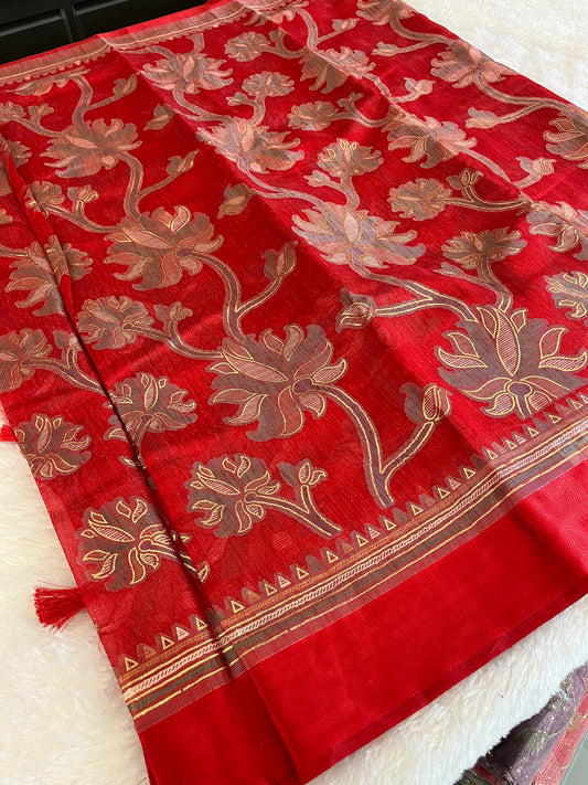 Linen chiffon