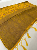 Premium Jute Tussar Fancy Saree-J9