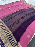 Cut Dana Work Border Chinnon Saree -AU6