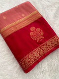 Semi Mysore Crape Silk saree-JU19