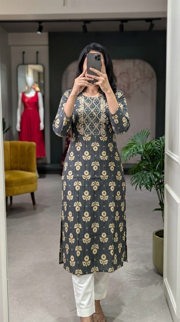 Cotton Kurti Kasturi Collection