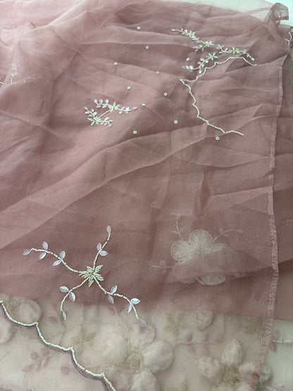 Organza Work Fancy Appliqué Work-M24
