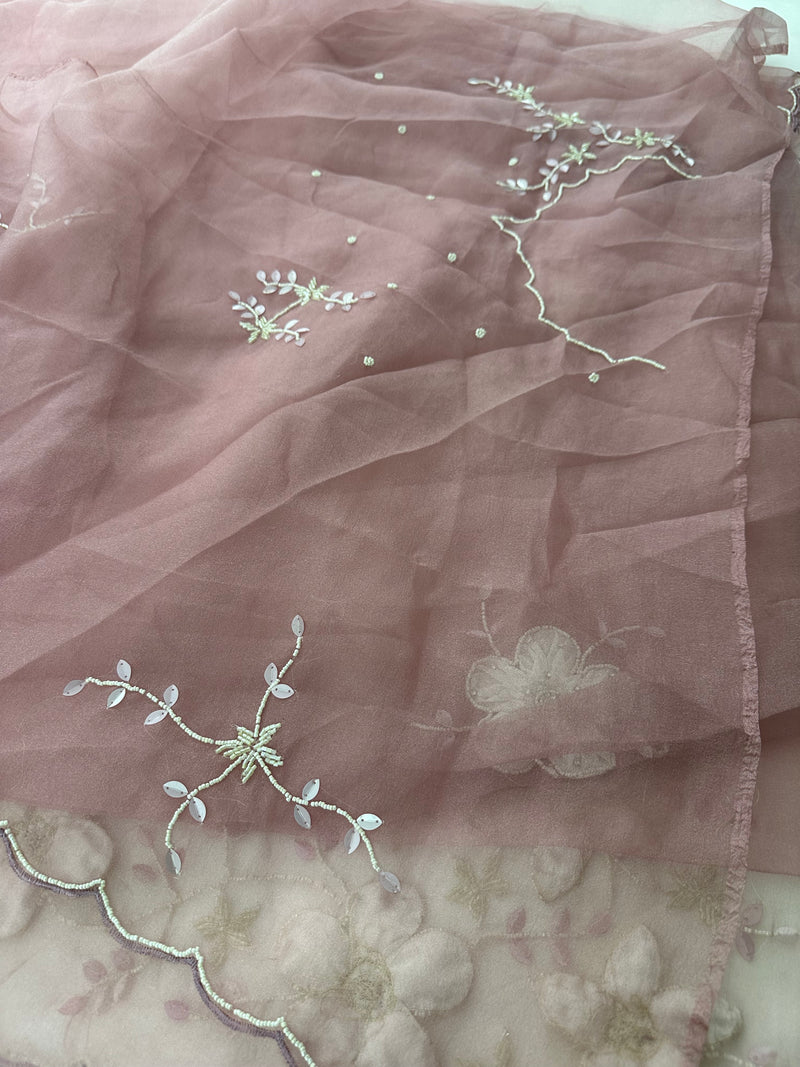 Organza Work Fancy Appliqué Work-M24