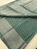 Fancy Tussar Sarees in silver butties all over 🌹AU18
