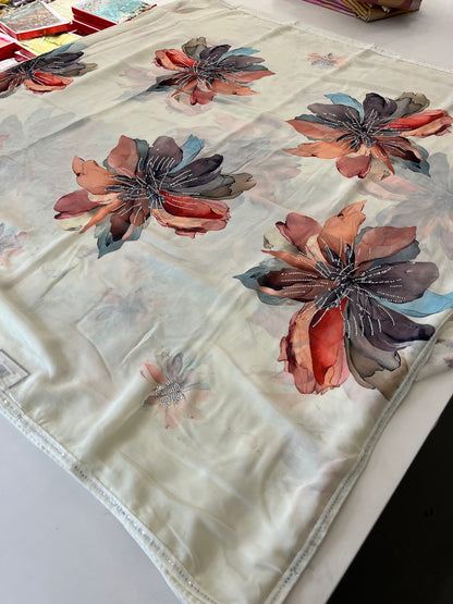 Crape Chiffon Small Butta