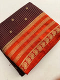 Fancy Crape Saree-J18