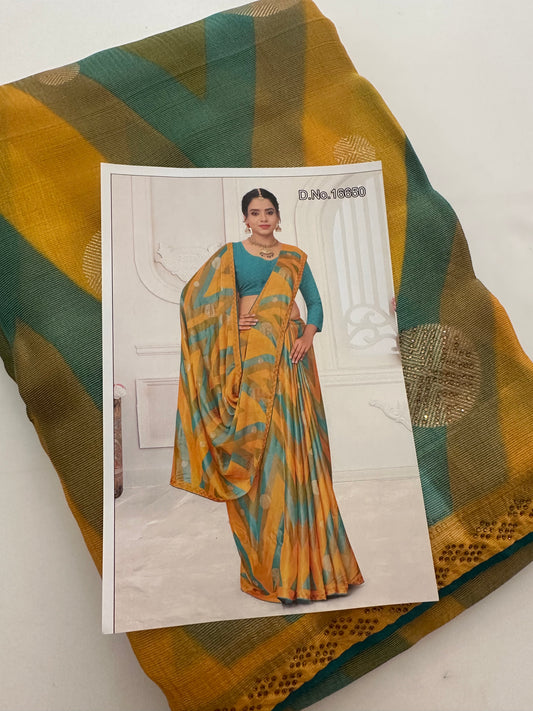 Fancy Brosso  Saree-M28