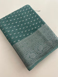 Tussar silver butties -AU3