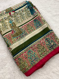 Brosso Chiffon Saree-J20