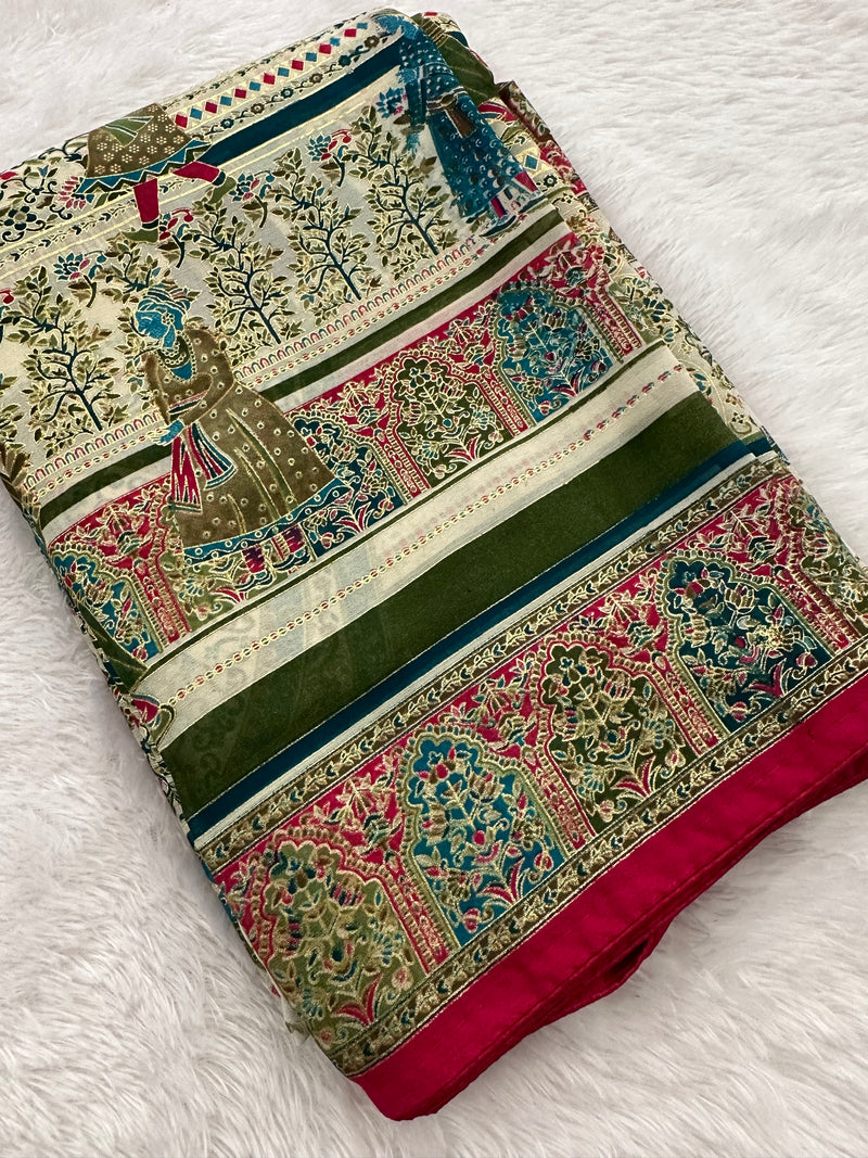 Brosso Chiffon Saree-J20