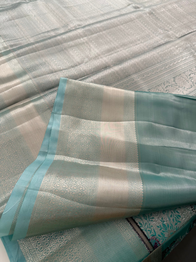 Kanchi Semi Silk Tissue Brocade-JU10