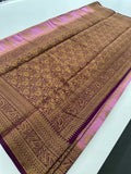 New collection in South Cotton Silk sarees for Varmahalaxmi with contrast matching blouse piece🌹-AU3