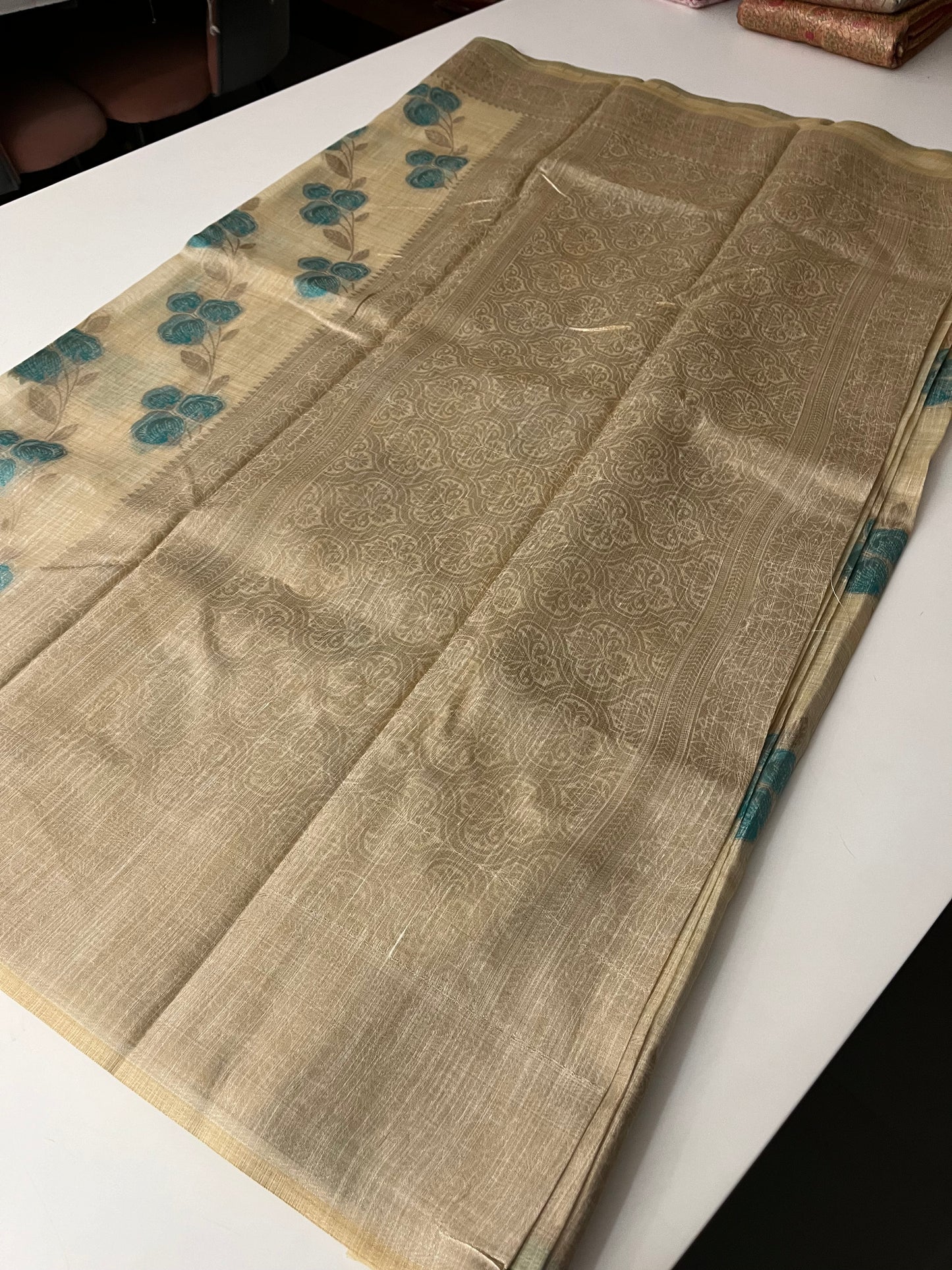 199 SOFT TUSSAR COTTON FLORAL