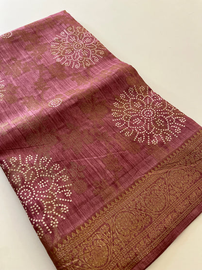 Tussar Printe Fancy