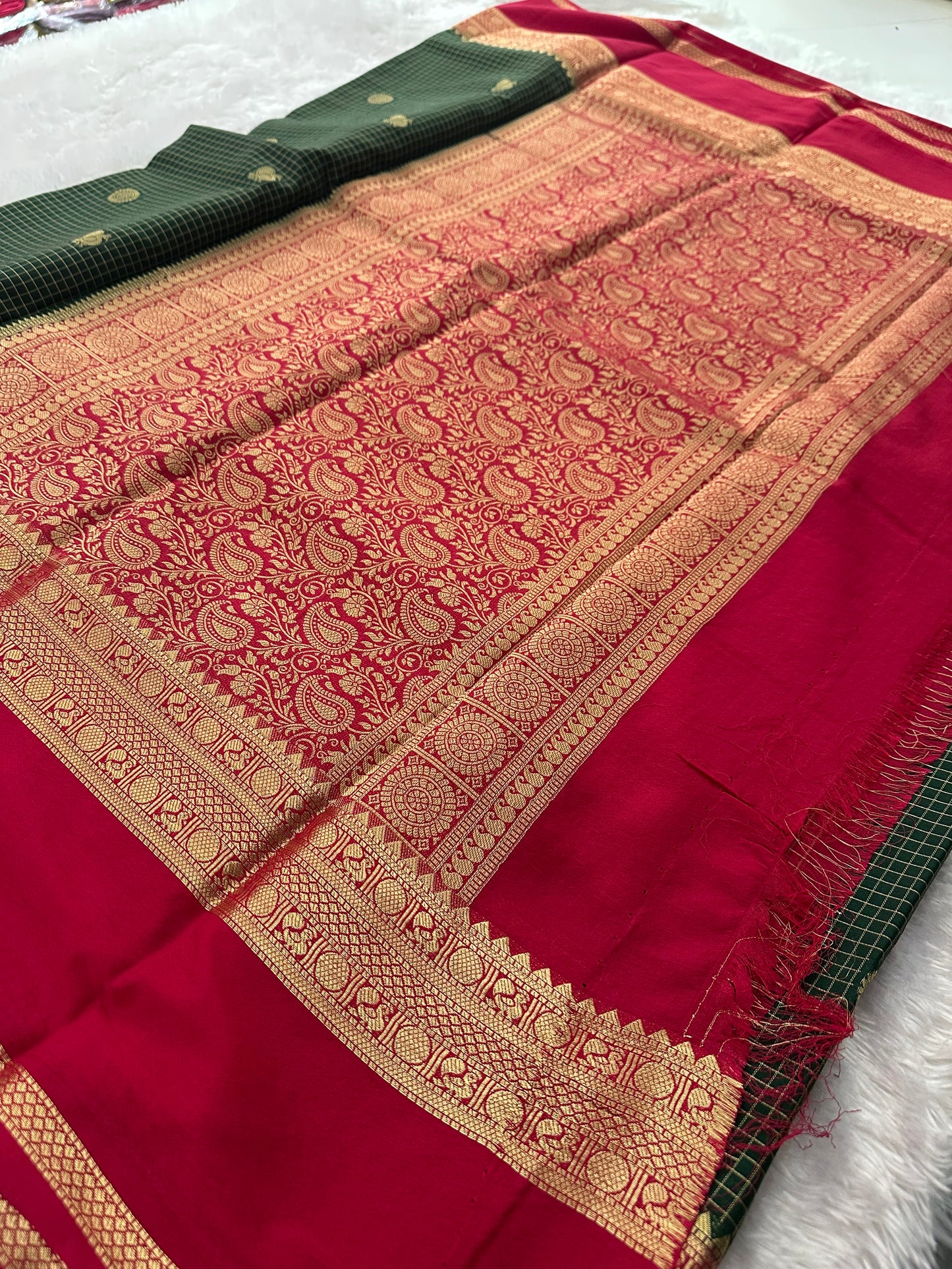 Premium Checks Crape-M13