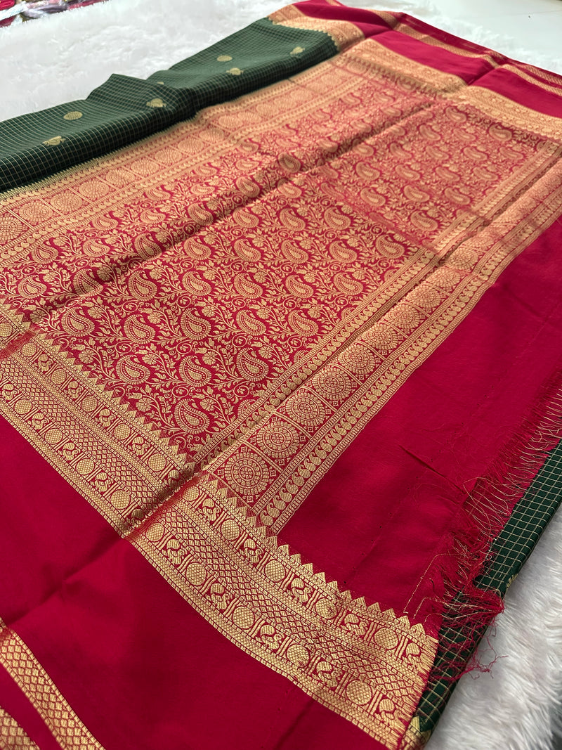 Premium Checks Crape-M13