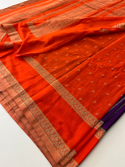 Designer crape Chinnon saree