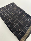 Chiffon Premium Soft Fabric Checkered and Coin Butta Prints -JU28