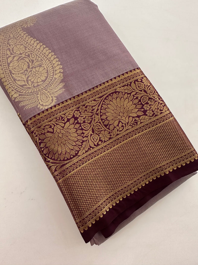 Semi Kanchi Silk Saree-J27