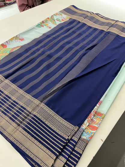Ju10 Printed Semi Mysore Silk