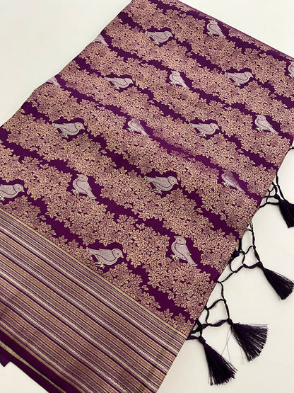 Crepe Brocade Banarasi