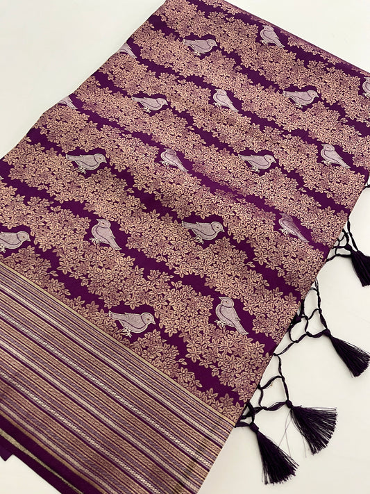 Crepe Brocade Banarasi
