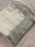 Soft Organza Silver Work-M12