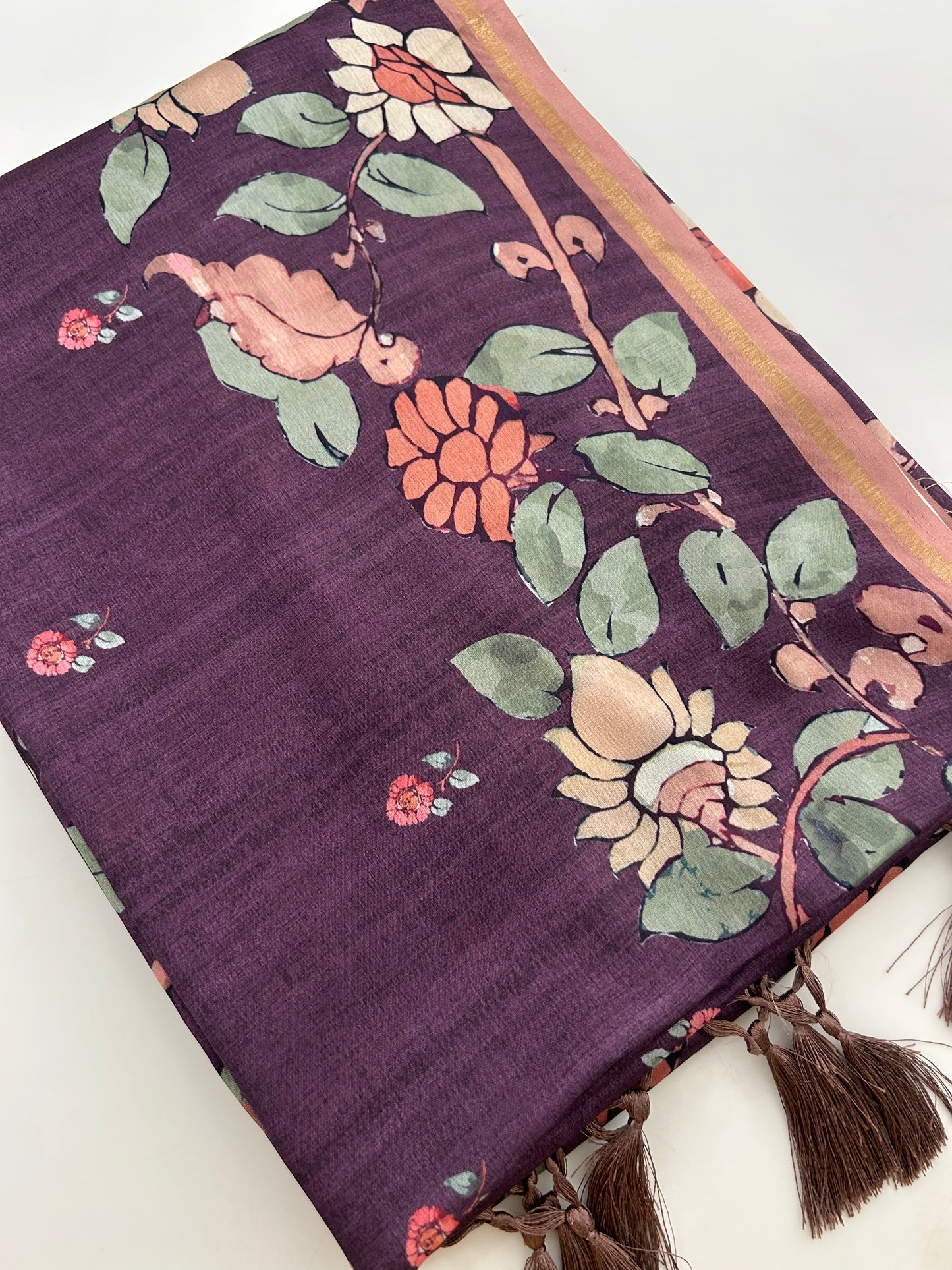 Tussar Printed Saree-M23