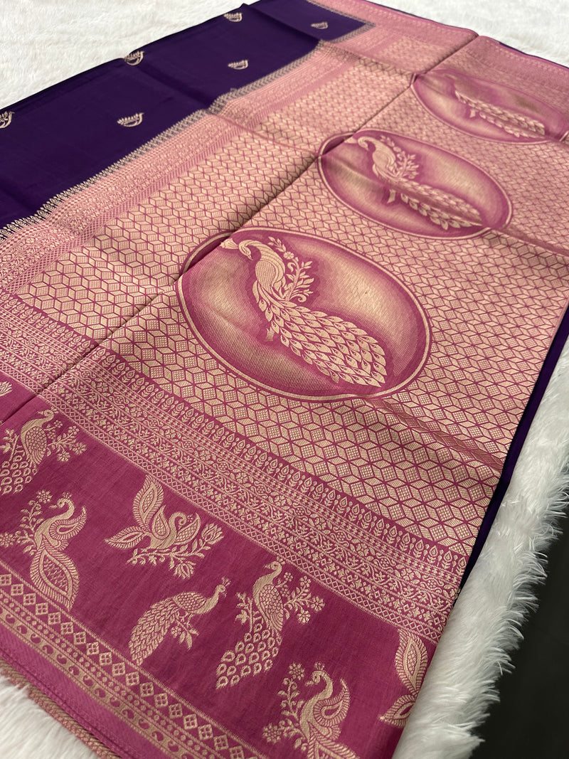 Banarasi Viscose Fancy Saree-JU10
