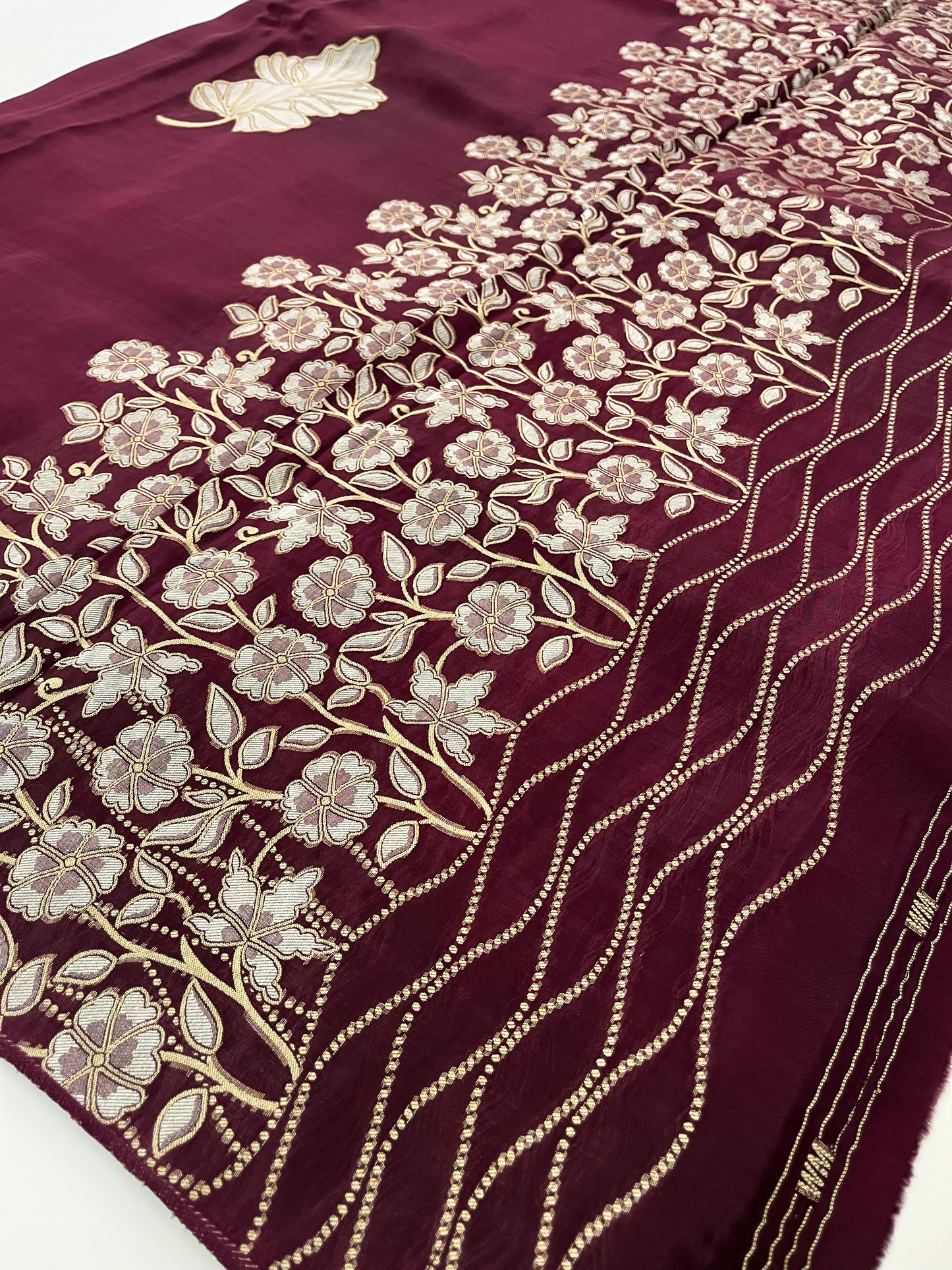 Chinnon Silk Premium Lily Green x Red-1121