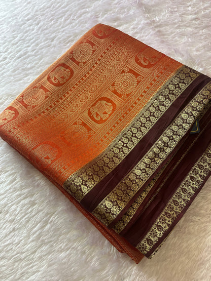 Banarasi Brocade Soft Silk