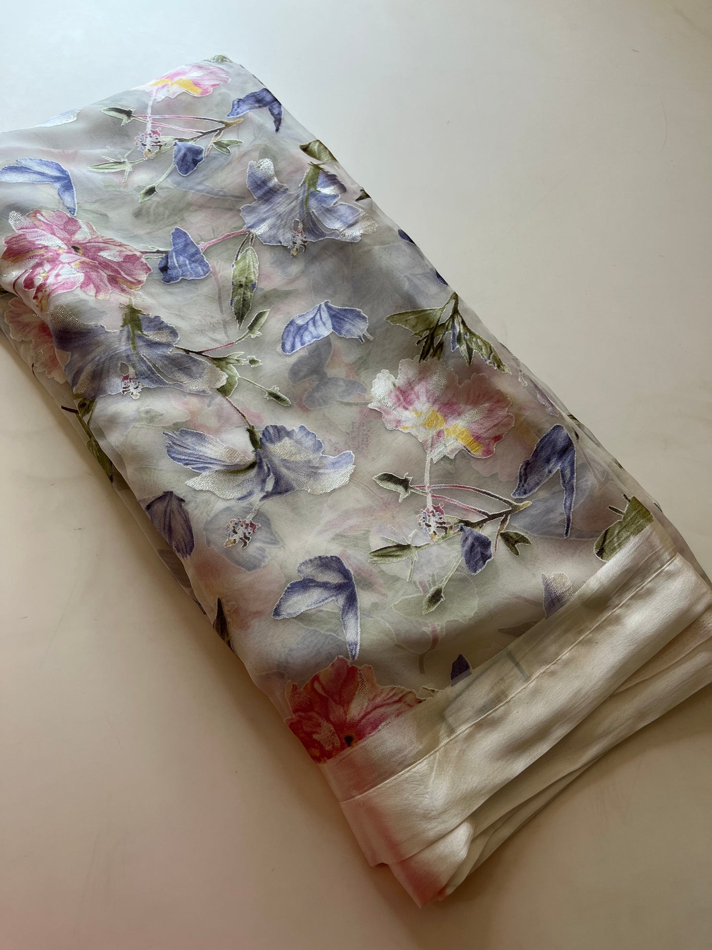 Brosso Chiffon satin Border Premium