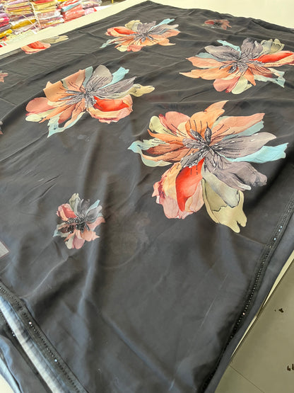 Crape Chiffon Small Butta