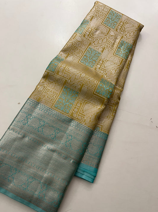 Tissue kanchi semi silk