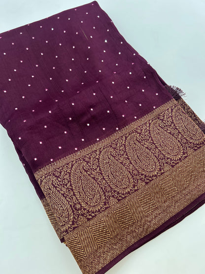 JUTE TUSSAR PREMIUM WITH MIRROR WORK-M22