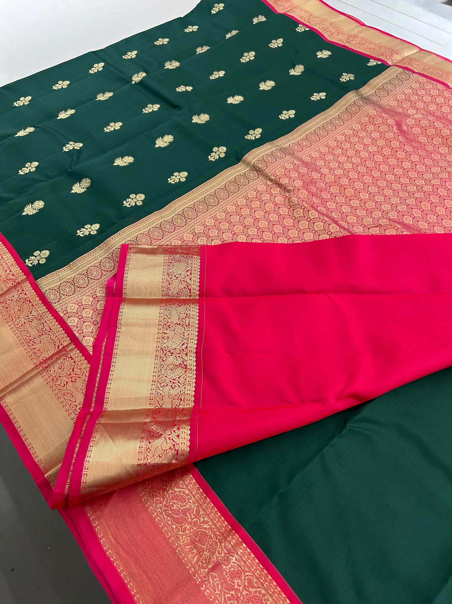 Pure mix silk saree