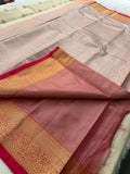 Tissue Kanchi Semi Silk Saree-JU8