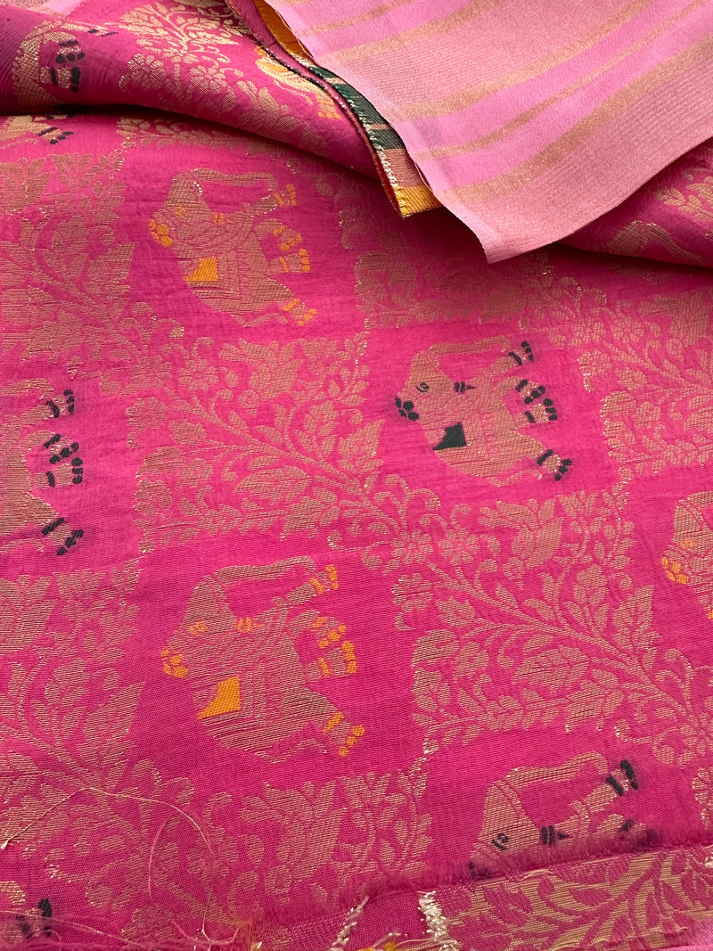 Banarsi Viscose Fancy Saree-JU12