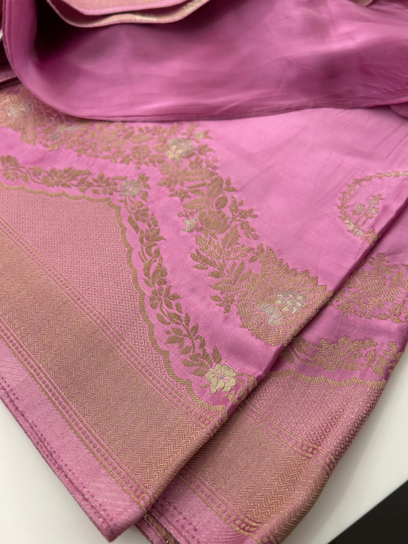 Satin Crepe Banarsi Designer -JU29