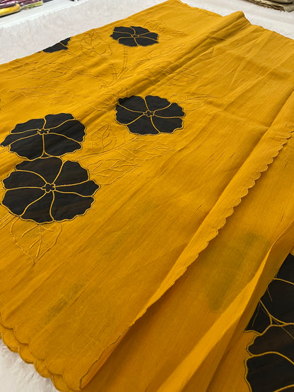 Tussar Appliqué J31