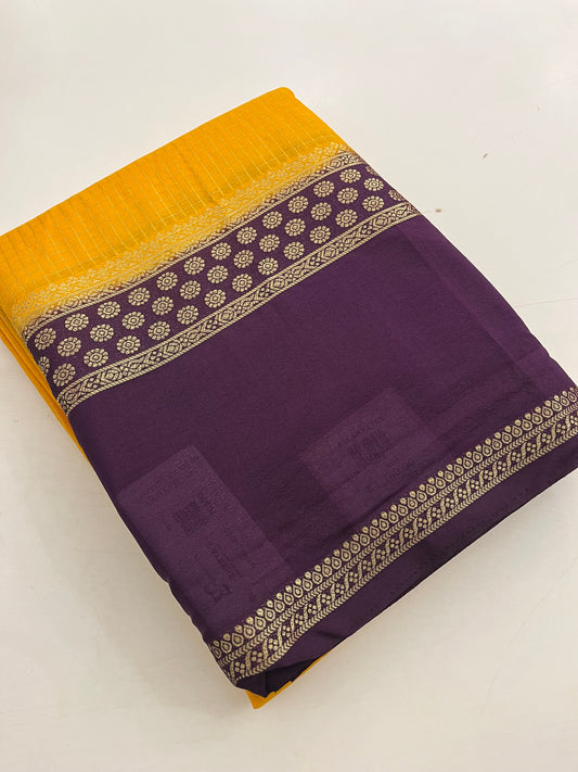Designer crape silk
