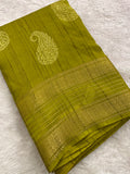 Tussar Crape Saree-JU9