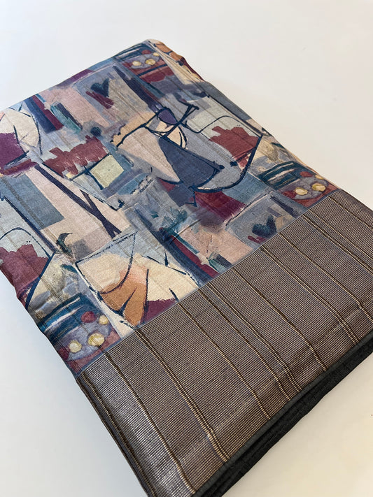 Designer Tussar Fancy