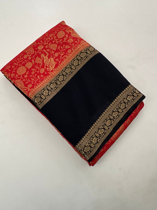 Banarsi Brocade Crape-J5