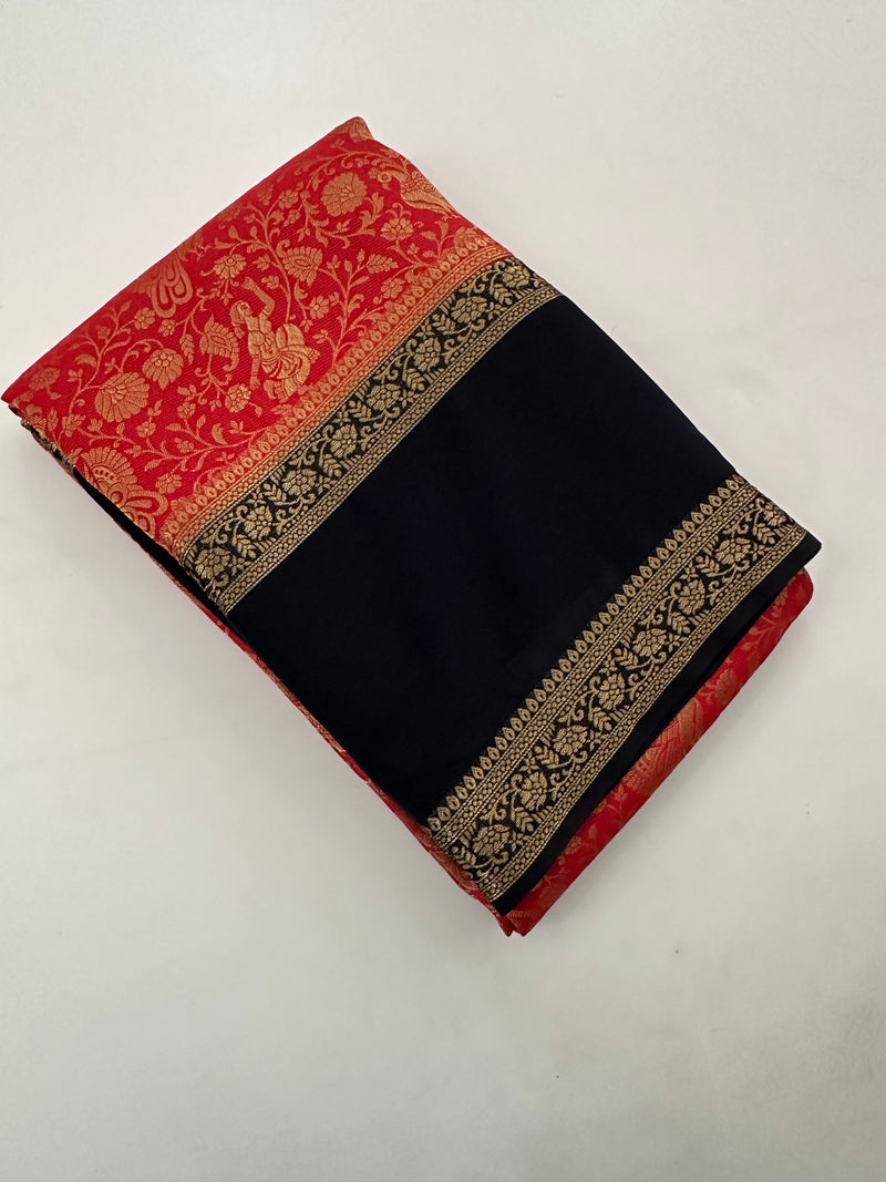 Banarsi Brocade Crape-J5